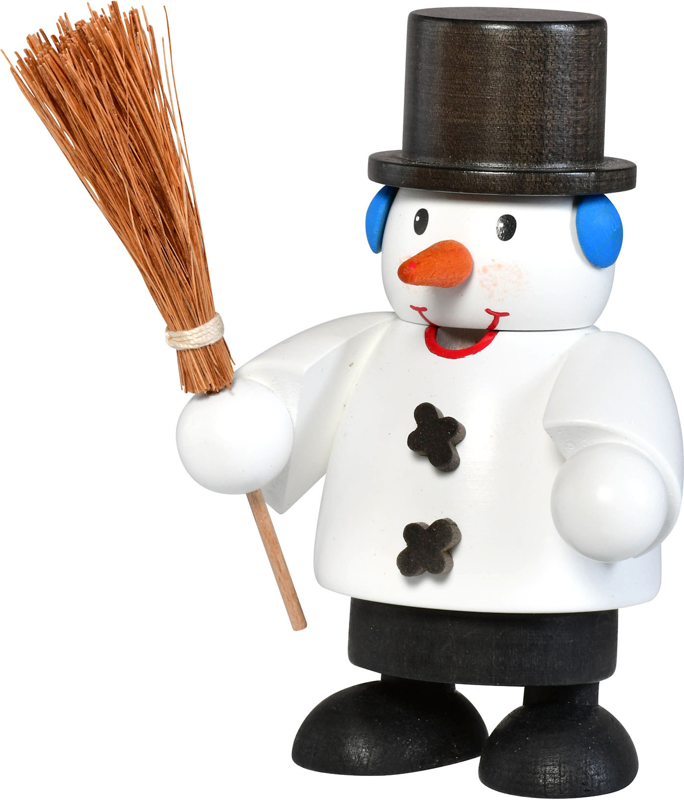 Räuchermann Schneemann, mini - Kleine Kerle