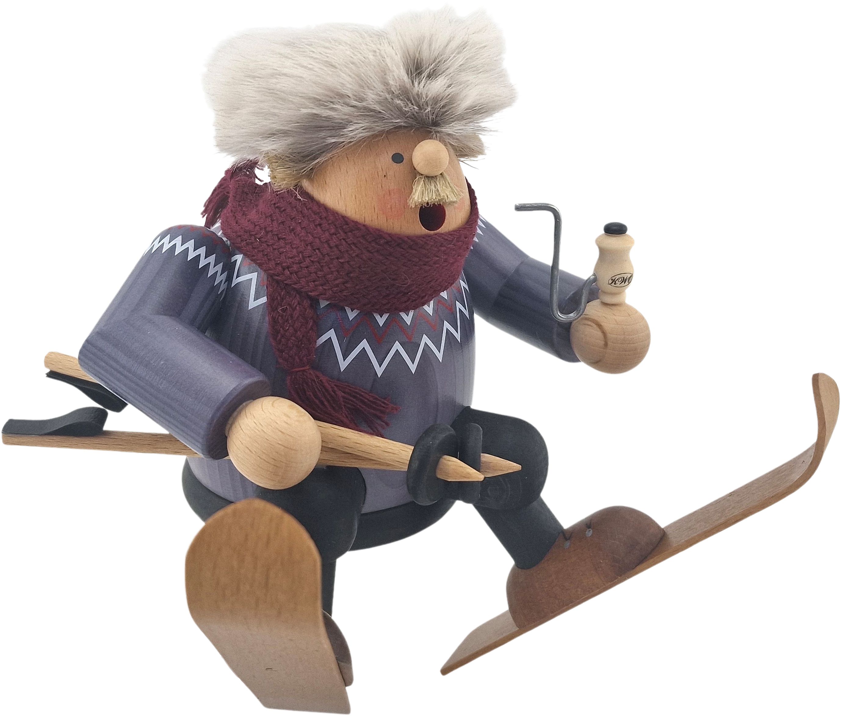 Kantenhocker Skifahrer Schanzenhocker - Die Dicken