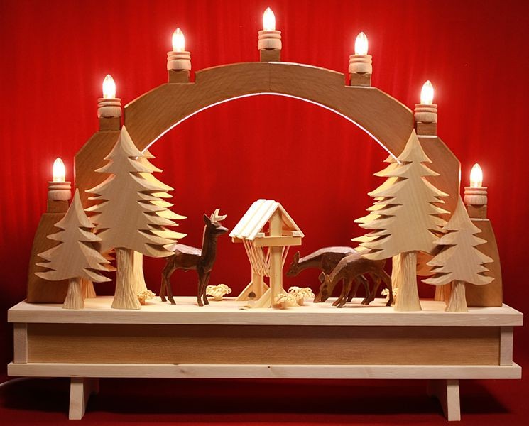 Lichterbogen LED Wald, dunkelbraun Lichterbogen LED Wald, dunkelbraun