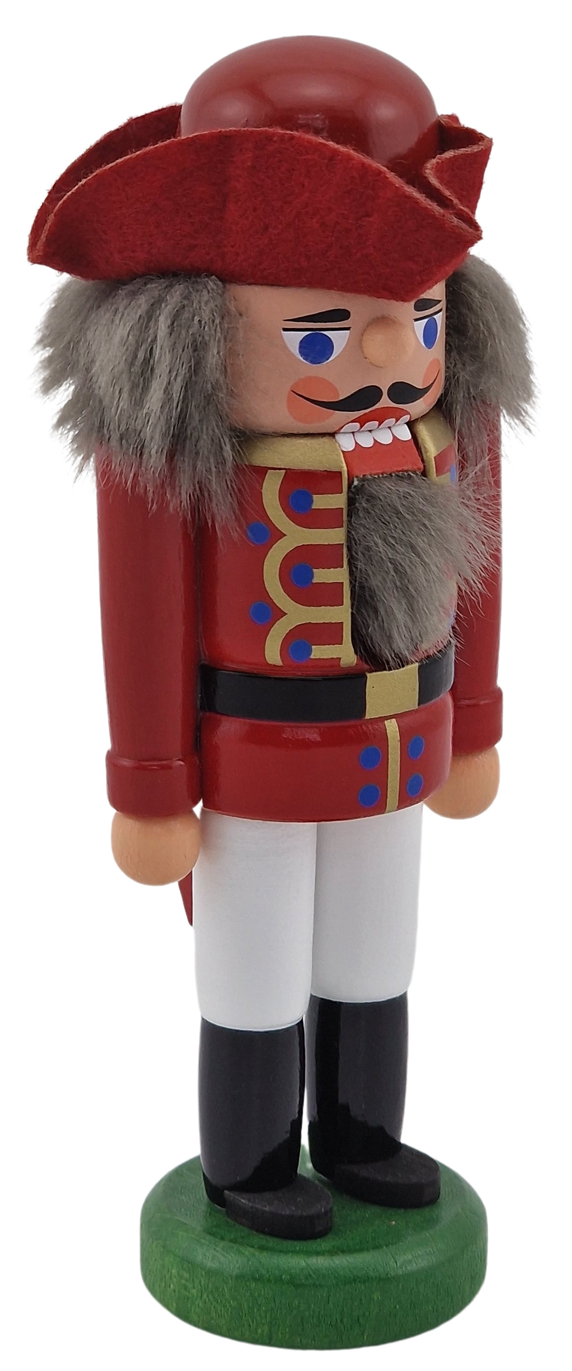 Korporal in roter Uniform