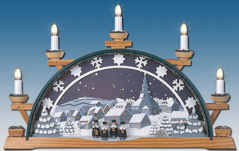 Schwibbogen Sternenhimmel Schneekristalle Schwibbogen Sternenhimmel Schneekristalle