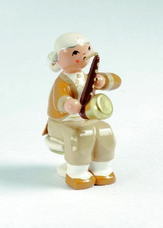 Mozart Orchester Musiker mit Bassethorn Mozart Orchester Musiker mit Bassethorn