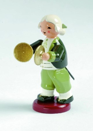 Mozart Orchester Musiker mit Becken Mozart Orchester Musiker mit Becken
