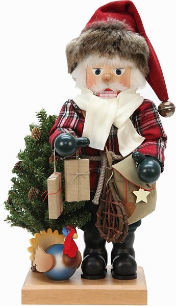 Nußknacker Rustikaler Weihnachtsmann Nußknacker Rustikaler Weihnachtsmann