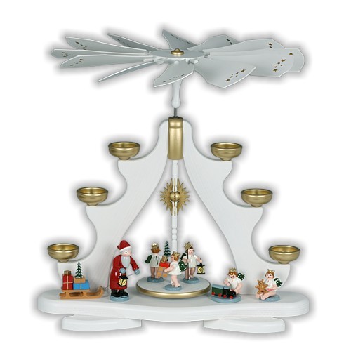große Pyramide - Weihnachtsmann mit Engel große Pyramide - Weihnachtsmann mit Engel