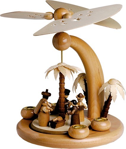 Weihnachtspyramide Christi Geburt naturbelassen Weihnachtspyramide Christi Geburt naturbelassen