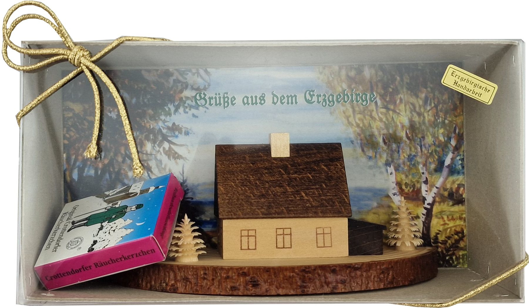 Räucherhäuschen im Geschenkkarton Räucherhäuschen im Geschenkkarton