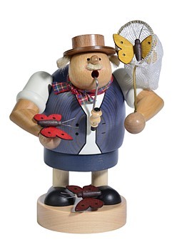 Räuchermännchen Schmetterlingsfänger Räuchermännchen Schmetterlingsfänger