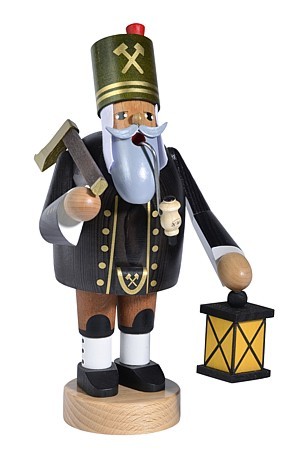 Räuchermann Bergmann mit Axt und Lampe -die Bärtigen- Räuchermann Bergmann mit Axt und Lampe -die Bärtigen-