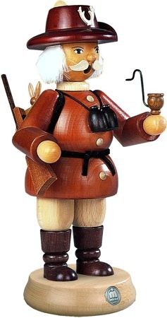 Räuchermann Förster, braun, groß Räuchermann Förster, braun, groß