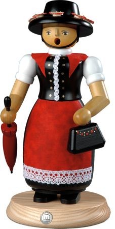 Räuchermann, Frau in Tracht, groß Räuchermann, Frau in Tracht, groß