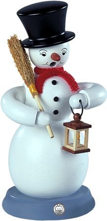 Räuchermann Schneemann, farbig, groß Räuchermann Schneemann, farbig, groß