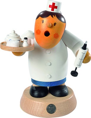 Räuchermann, Müllerchen, Krankenschwester Räuchermann, Müllerchen, Krankenschwester