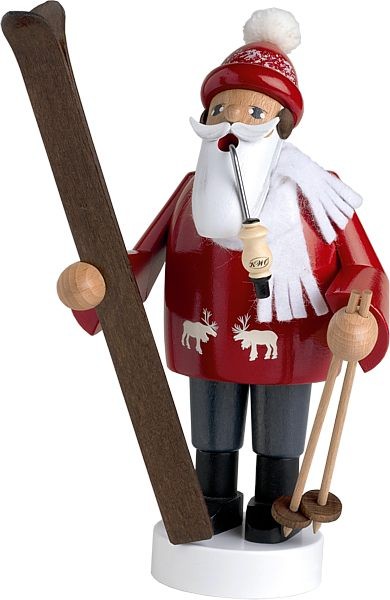 Räuchermännchen Skifahrer - Die Bärtigen