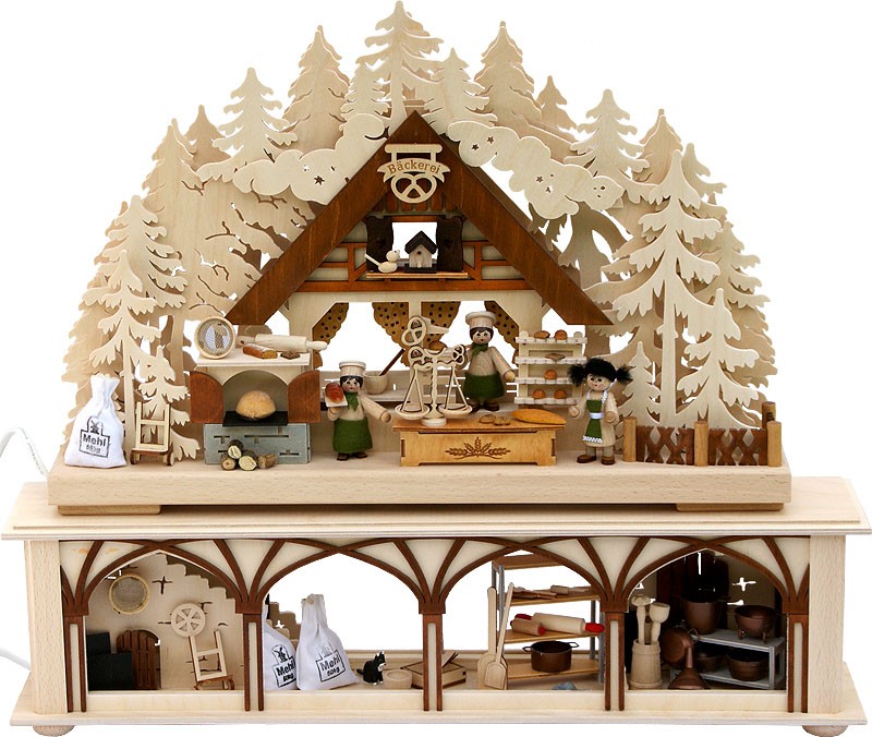 3D-Schwibbogen klein, Bäckerei