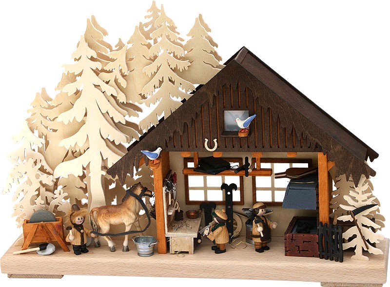 3D-Schwibbogen klein, Schmiede