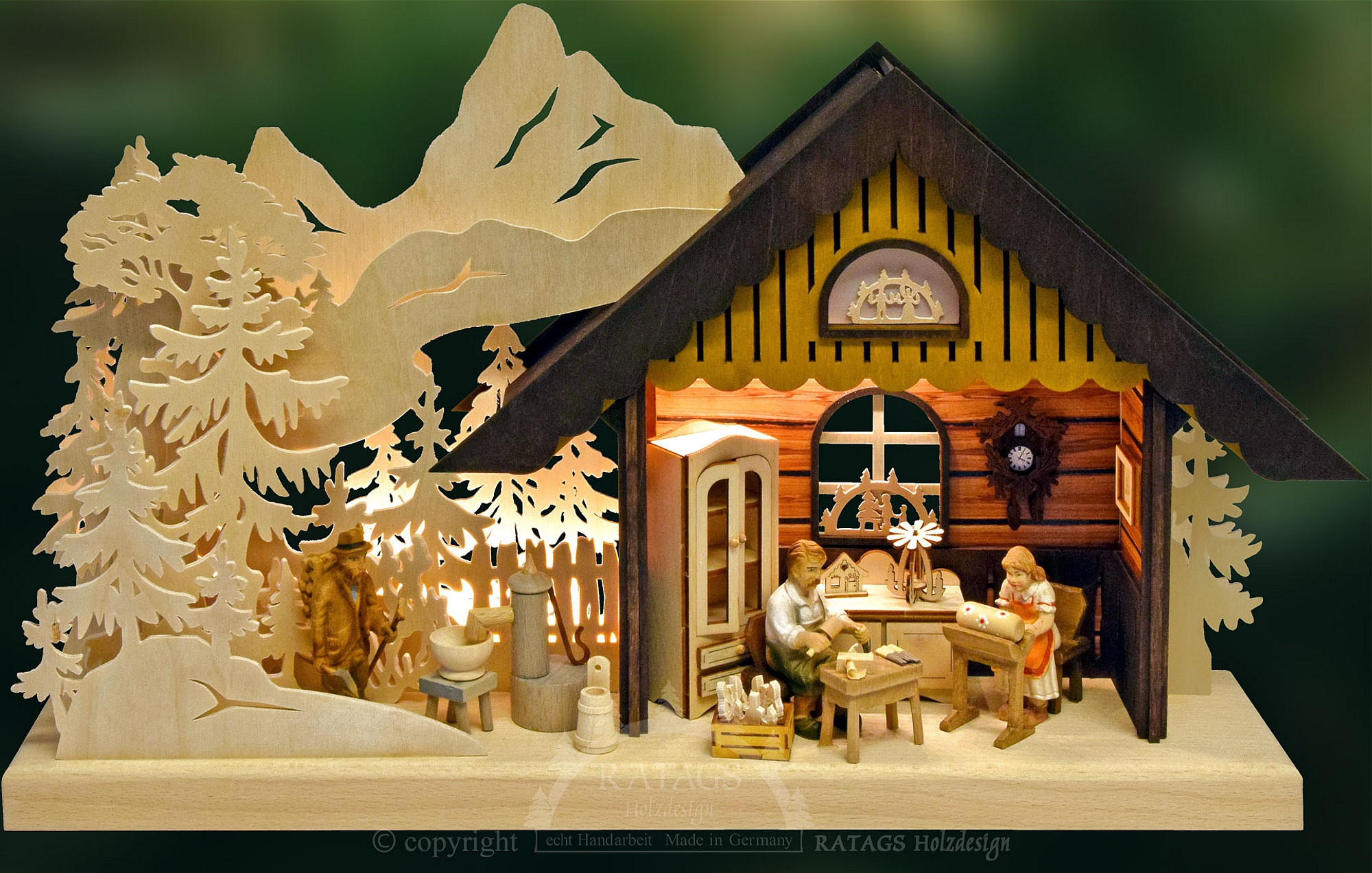 3D-Schwibbogen Handwerkerstube