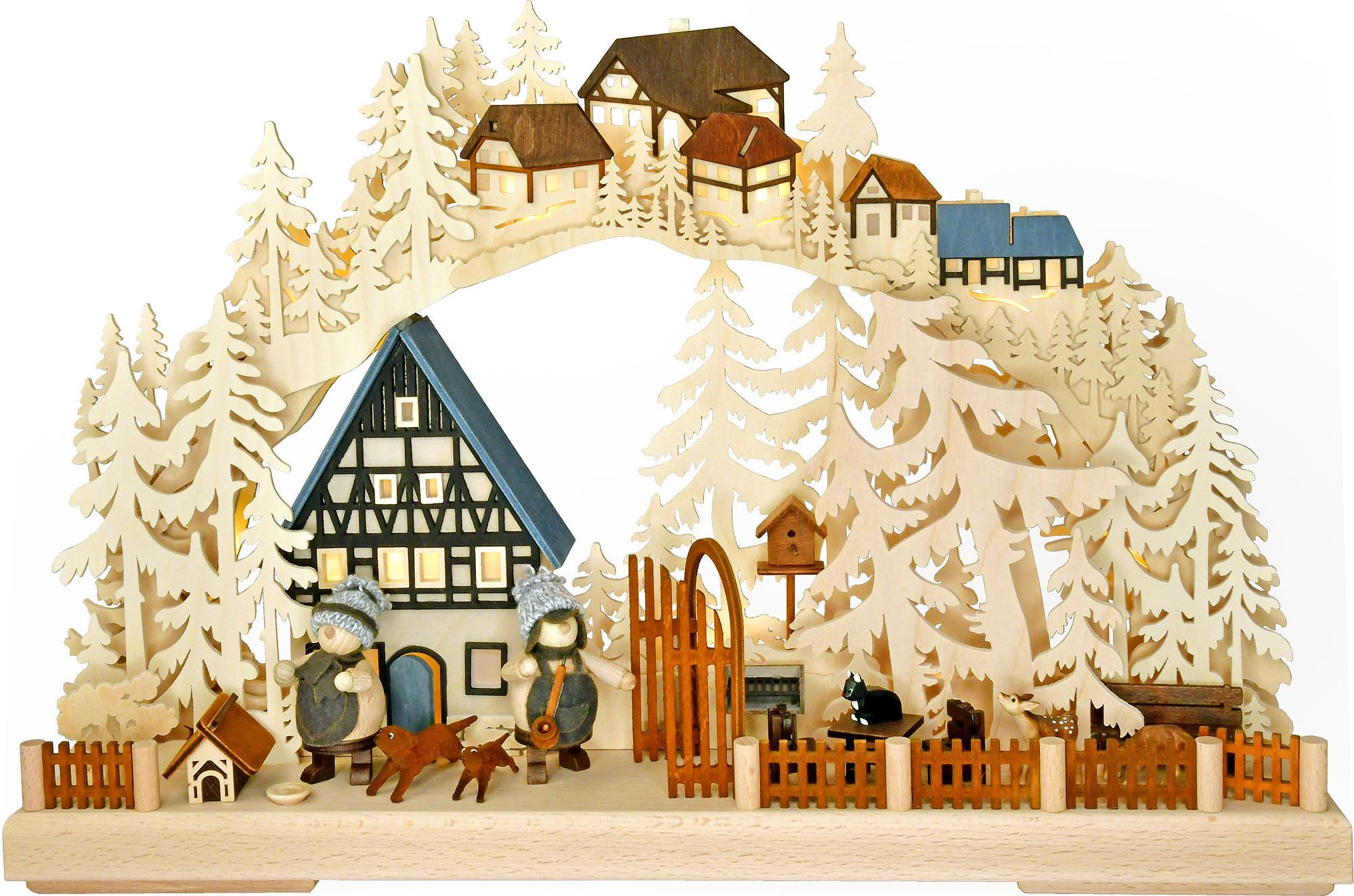 3D-Schwibbogen Fachwerkträume, klein