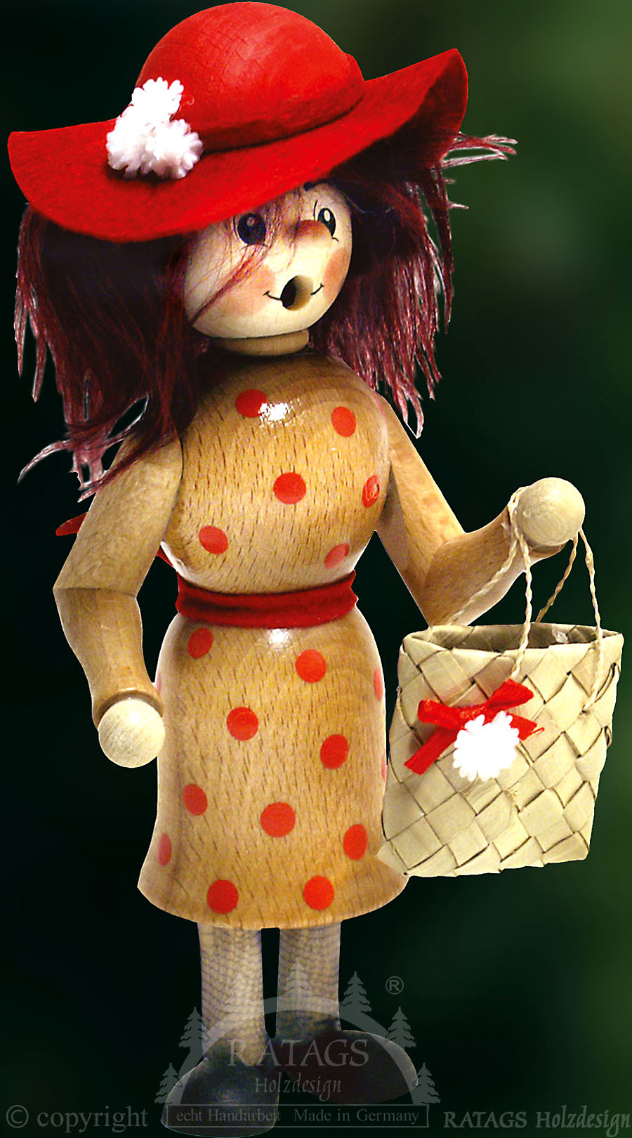 Holzfigur Die verrückte Bande - Yvonne