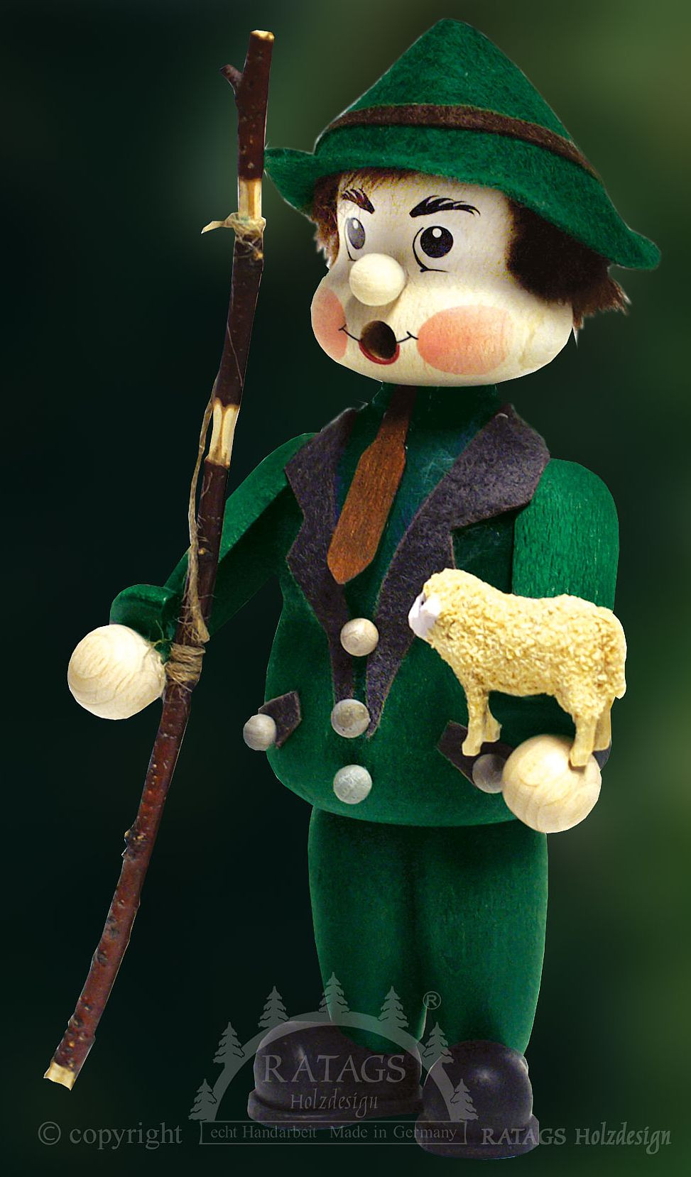 Räucherfigur Die Dicken Schäfer Heinrich