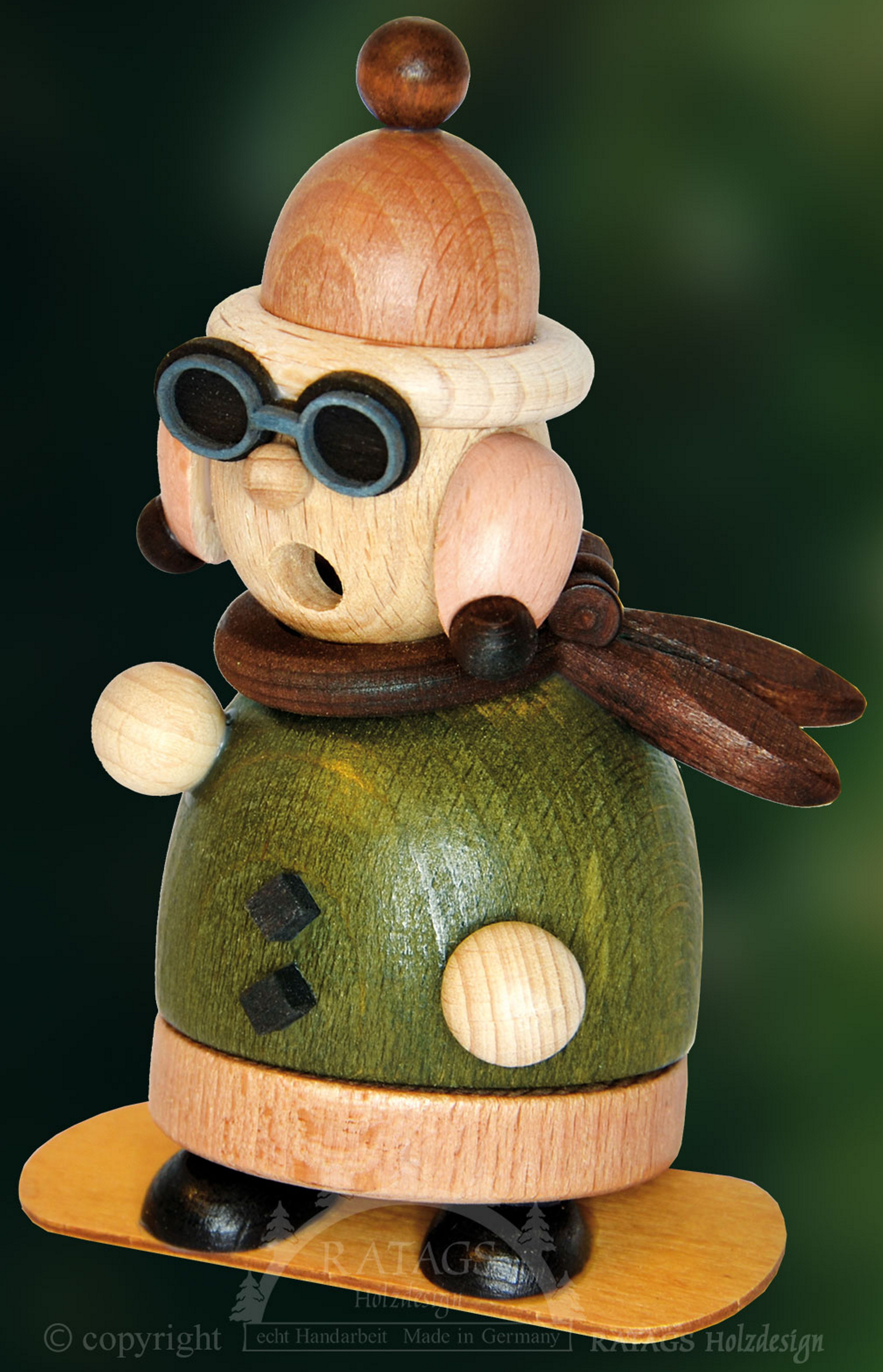 Räuchermännchen Räuchermollis Snowboardfahrer