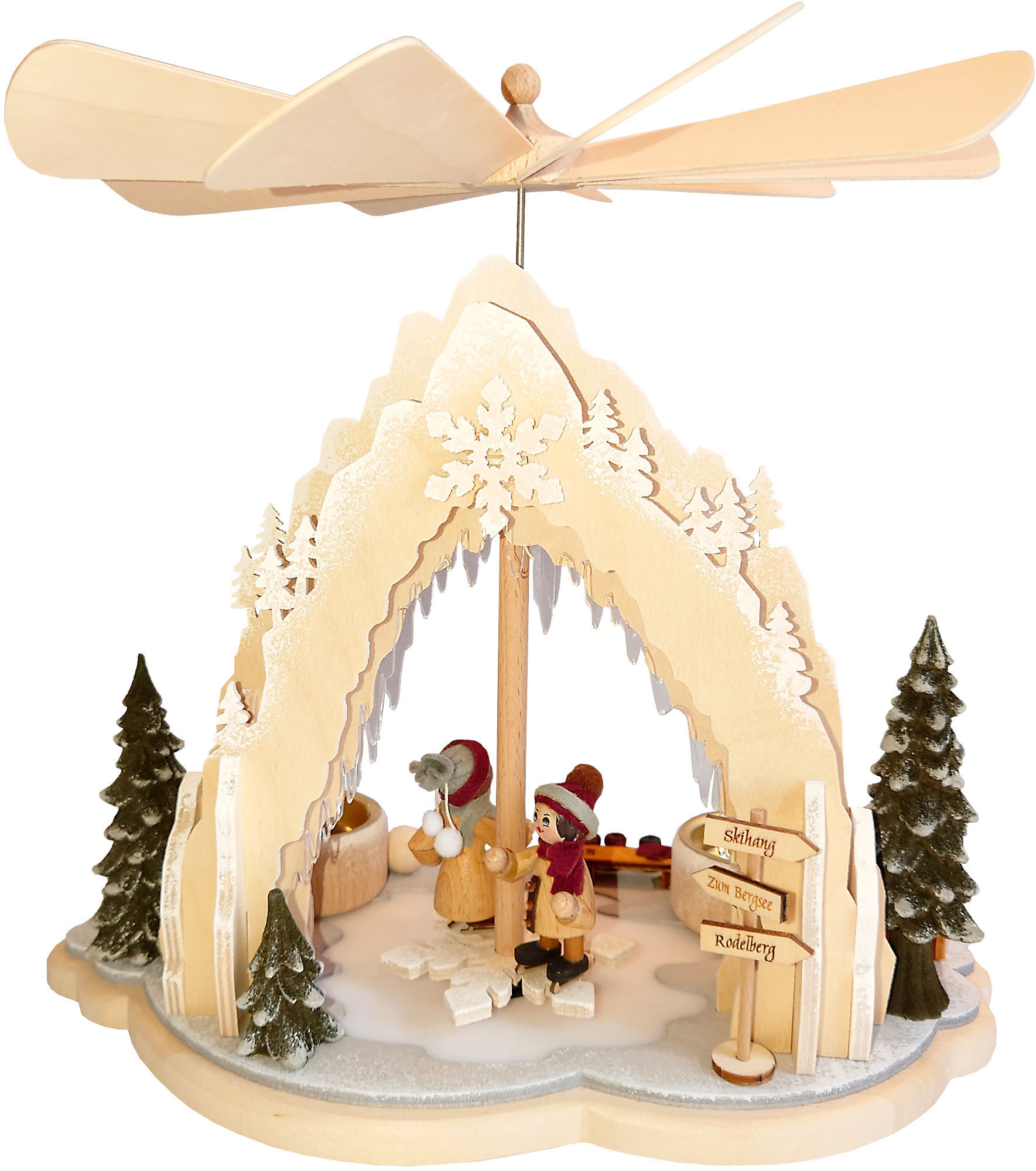 Teelichtpyramide Eiskunstlauf Teelichtpyramide Eiskunstlauf