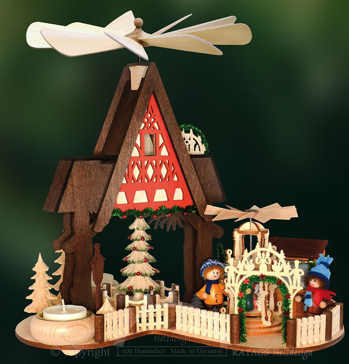 Hauspyramide, Weihnachtsmarkt