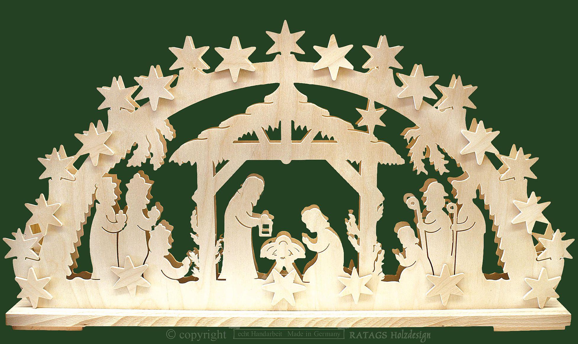 Schwibbogen Geburt Christi, groß Schwibbogen Geburt Christi, groß
