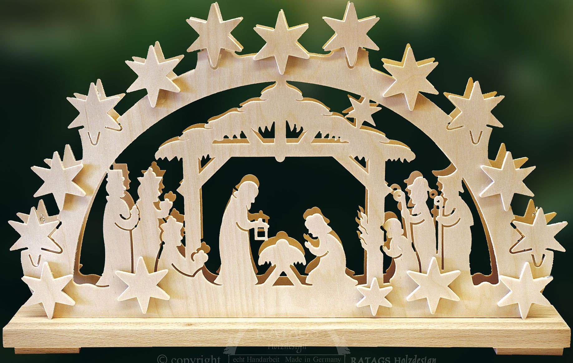 Schwibbogen Geburt Christi, klein