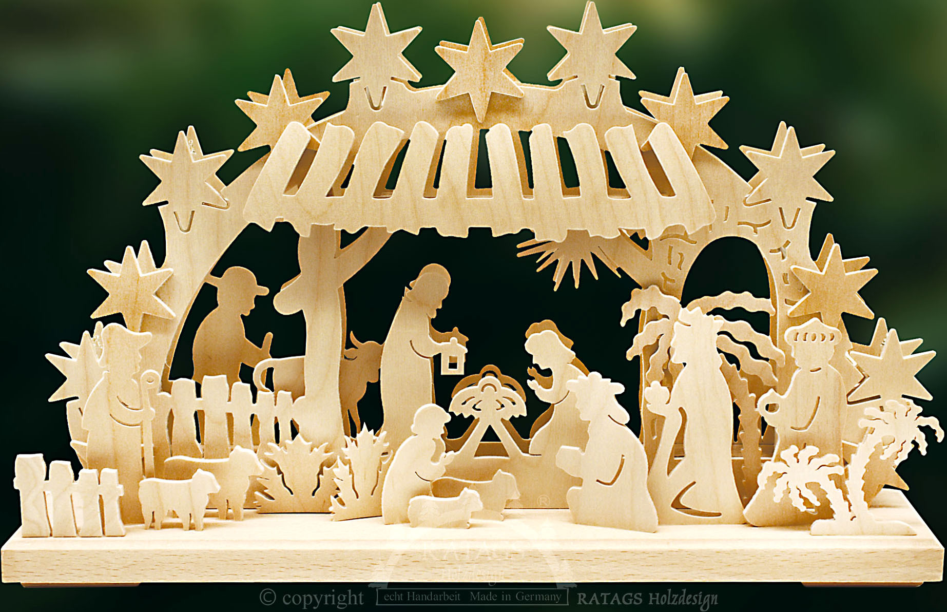 3D-Schwibbogen Christuskind, klein