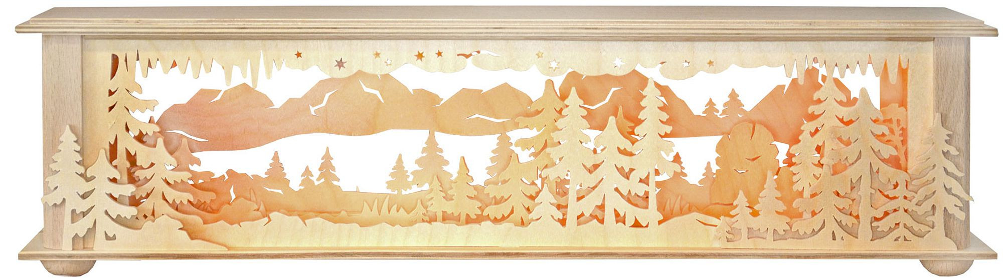 Raumleuchte Wald und Eiszapfen, klein Raumleuchte Wald und Eiszapfen, klein