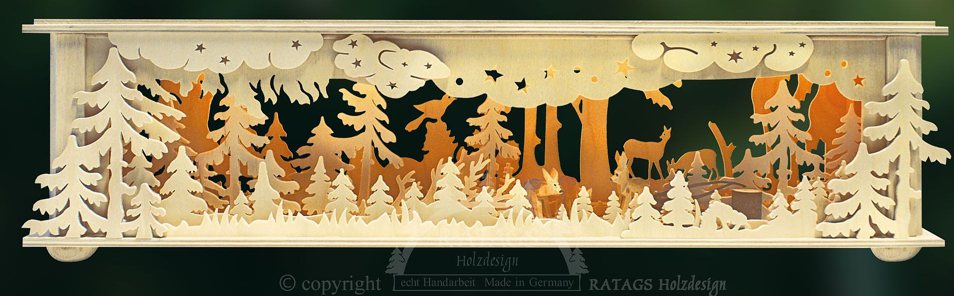 Raumleuchte drei Rehe, klein Raumleuchte drei Rehe, klein