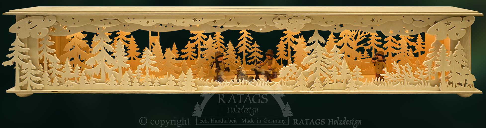 Raumleuchte Waldmänner, groß Raumleuchte Waldmänner, groß