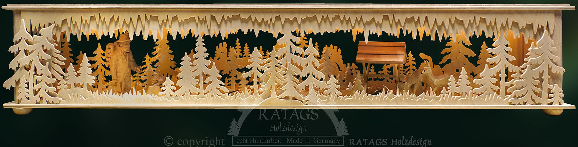 Raumleuchte Futterkrippe, Wald, groß Raumleuchte Futterkrippe, Wald, groß