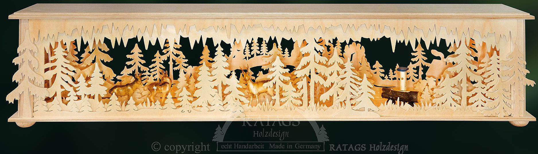 Raumleuchte Wald, Gebirge, mittelgroß Raumleuchte Wald, Gebirge, mittelgroß