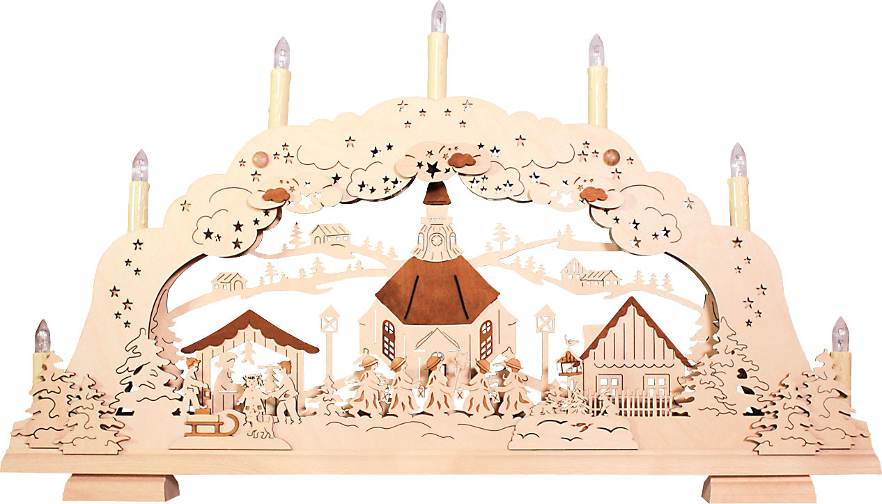 Schwibbogen Seiffener Kirche Schwibbogen Seiffener Kirche
