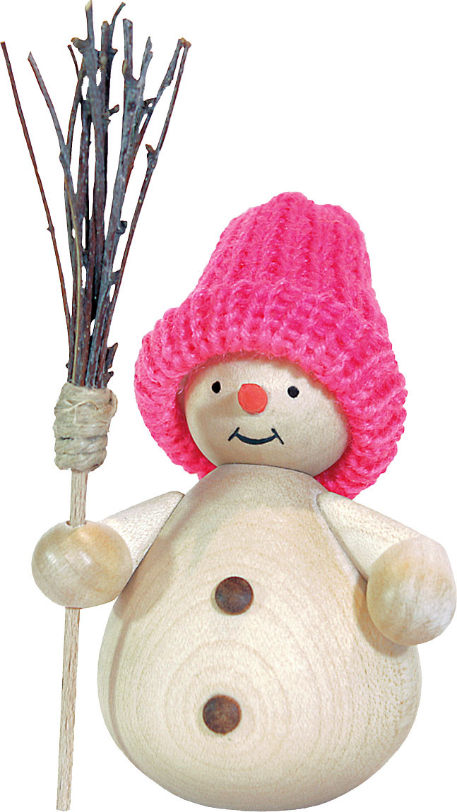 Schneemann mit Besen Schneemann mit Besen
