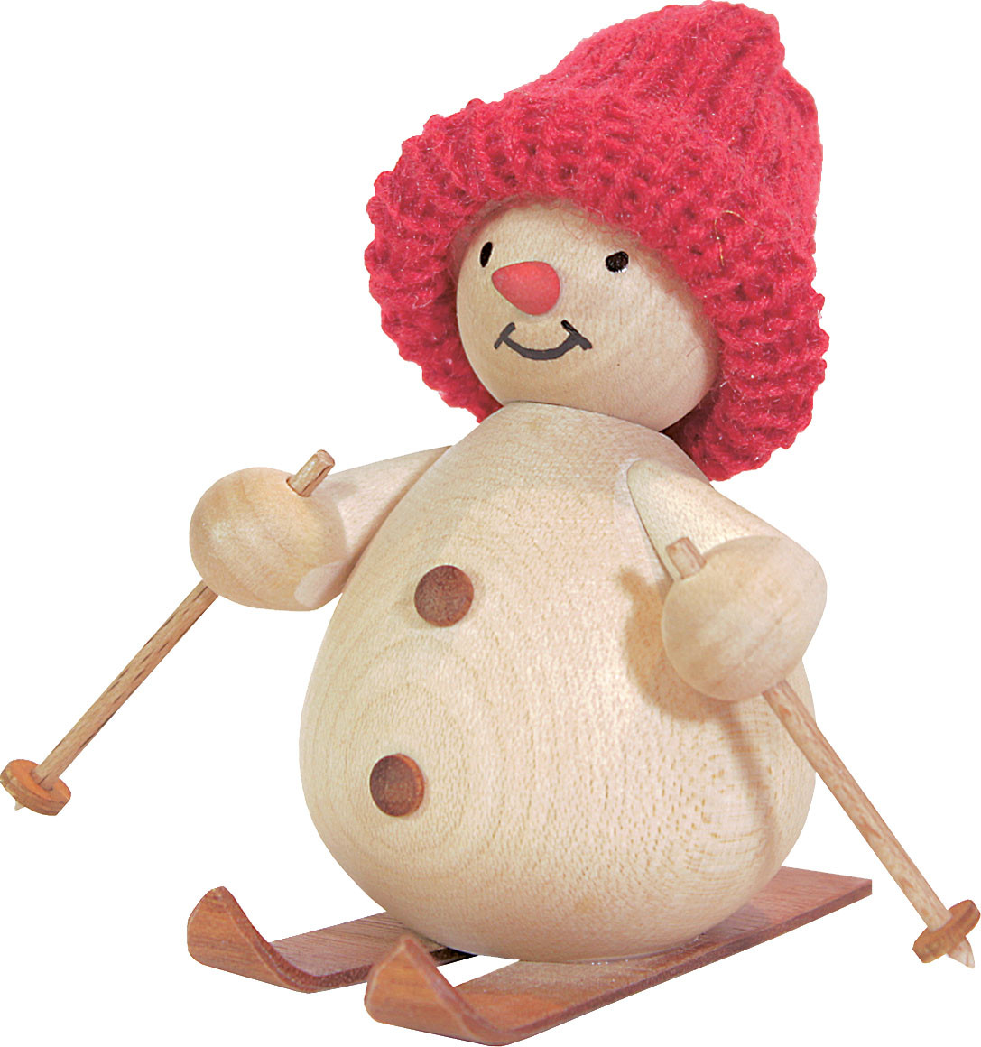 Schneemann mit Ski Schneemann mit Ski