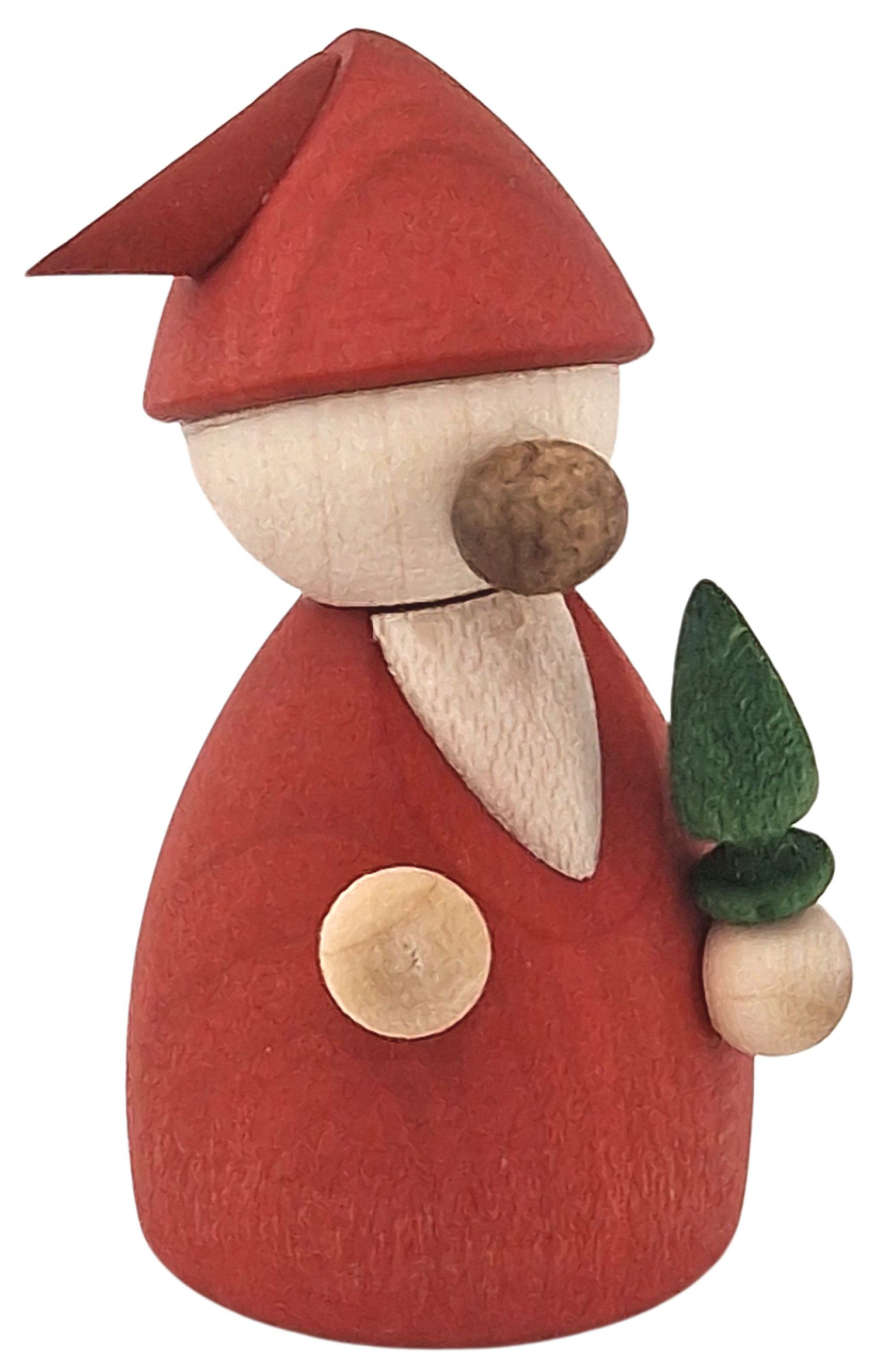 Wichtel mit Baum, rot