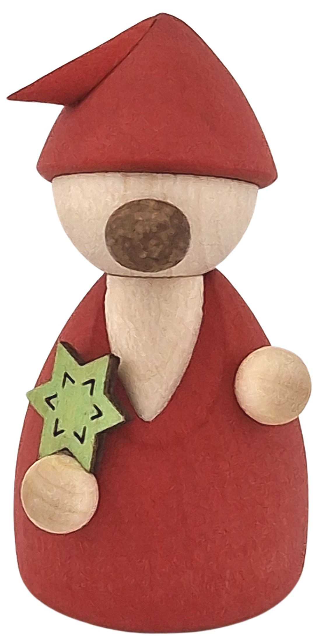 Wichtel mit Stern, rot