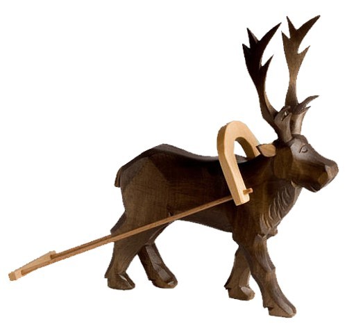 Rentier für Weihnachtsmannschlitten, groß Rentier für Weihnachtsmannschlitten, groß