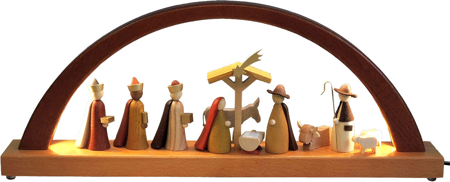 Schwibbogen Christi Geburt - neues Design Schwibbogen Christi Geburt - neues Design