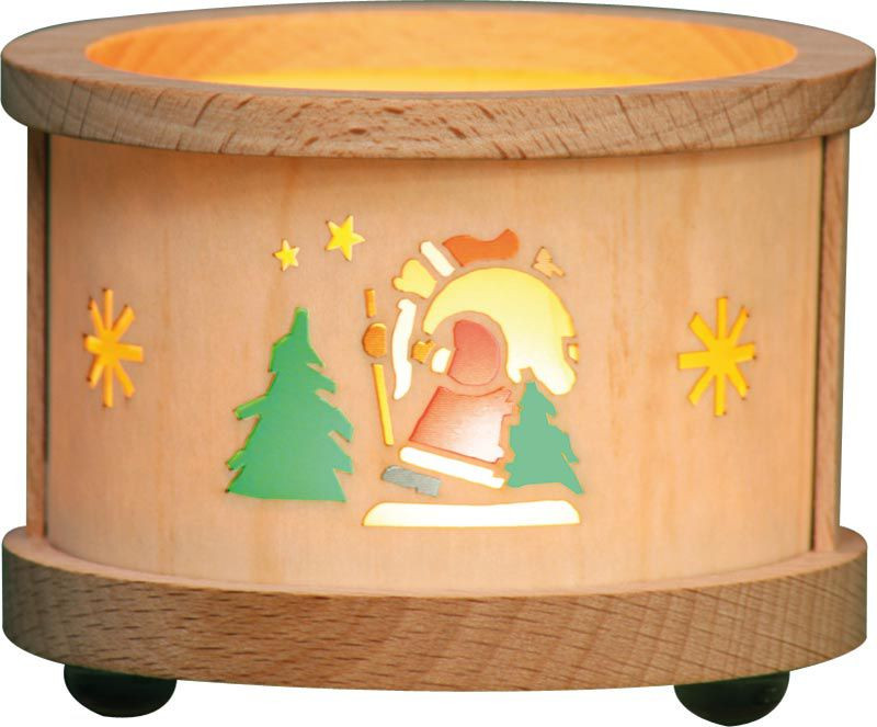Teelichtlaterne Santa