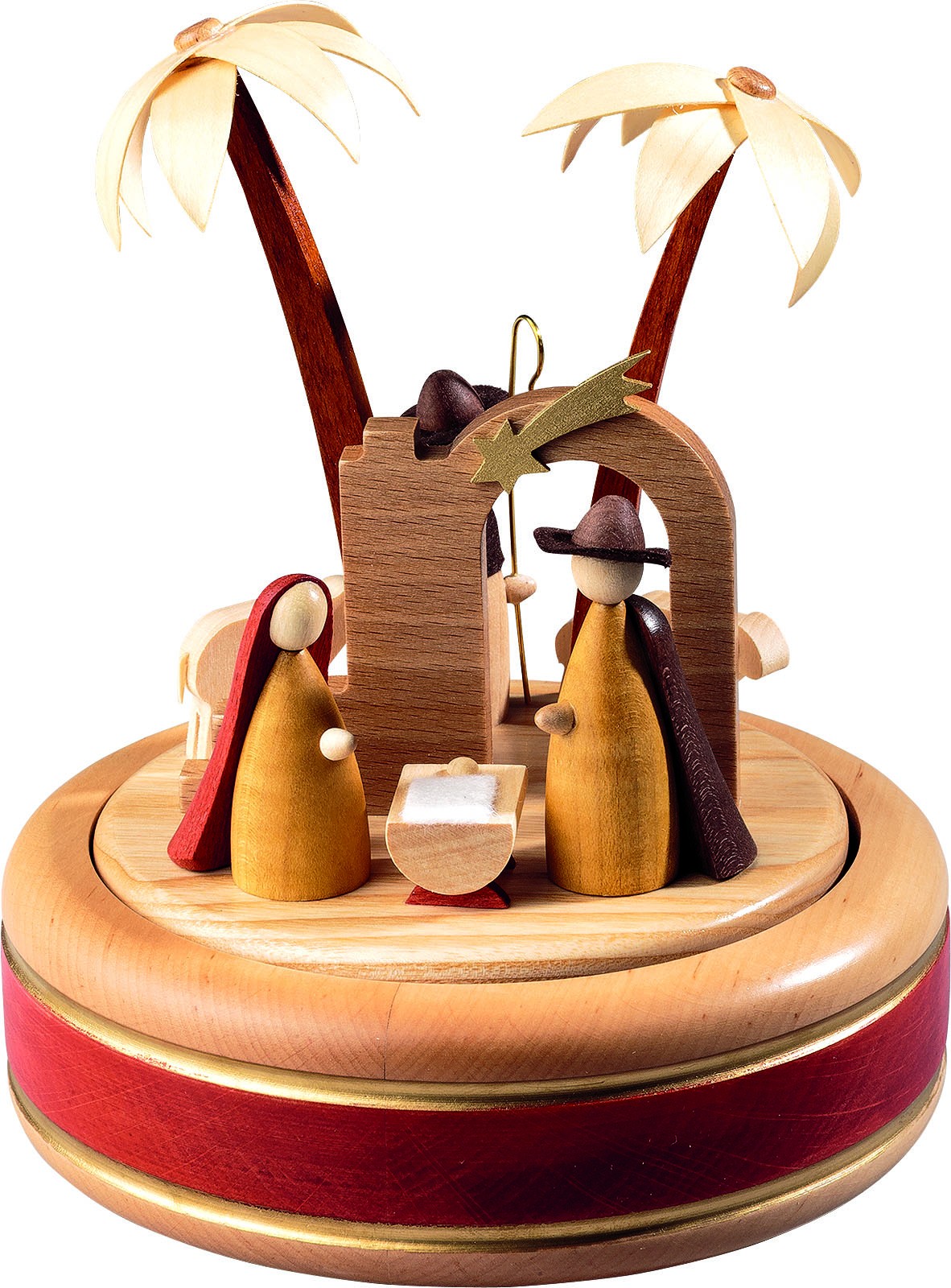 Spieldose Christi Geburt, 22-st. Spw. Stille Nacht, neues Naturholzdesign Spieldose Christi Geburt, 22-st. Spw. Stille Nacht, neues Naturholzdesign