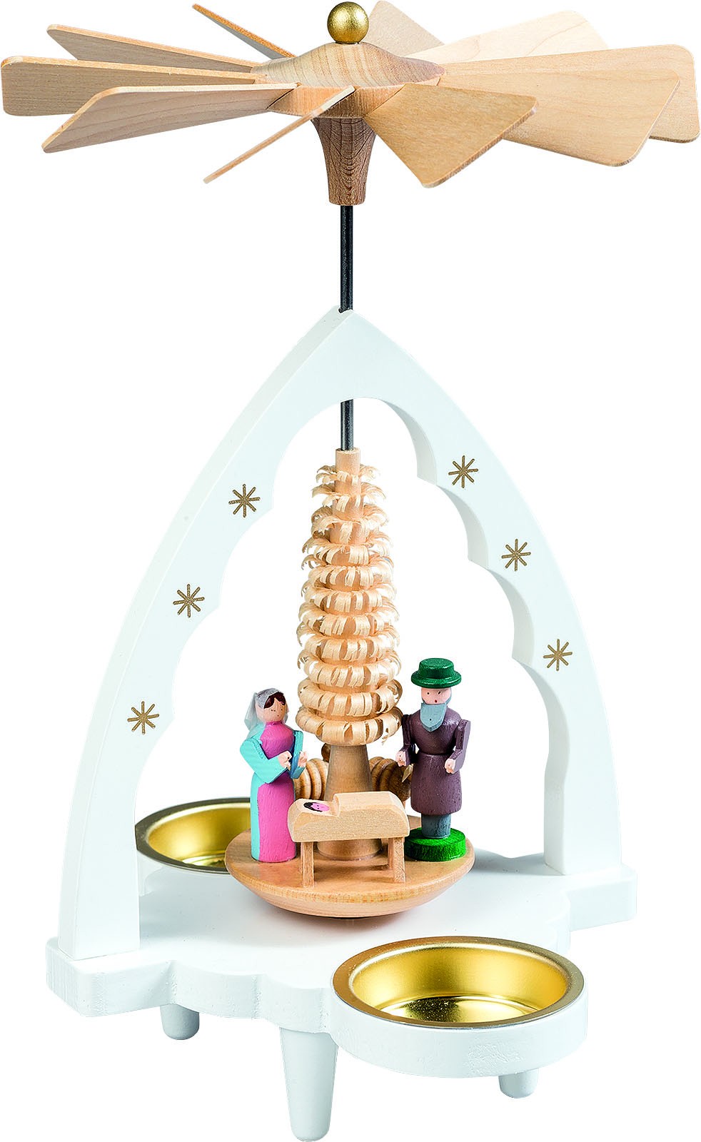 Teelichtpyramide Christi Geburt Teelichtpyramide Christi Geburt