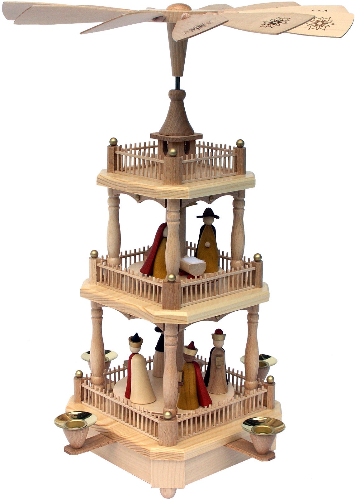 Pyramide Christi Geburt, 2-stöckig - neues Design Pyramide Christi Geburt, 2-stöckig - neues Design