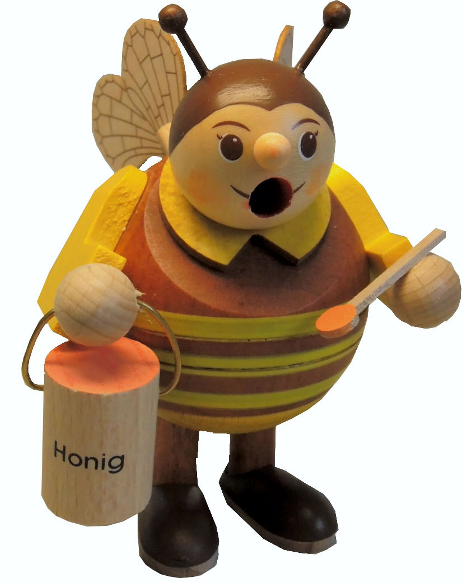 Minikugelräucherfigur - Biene
