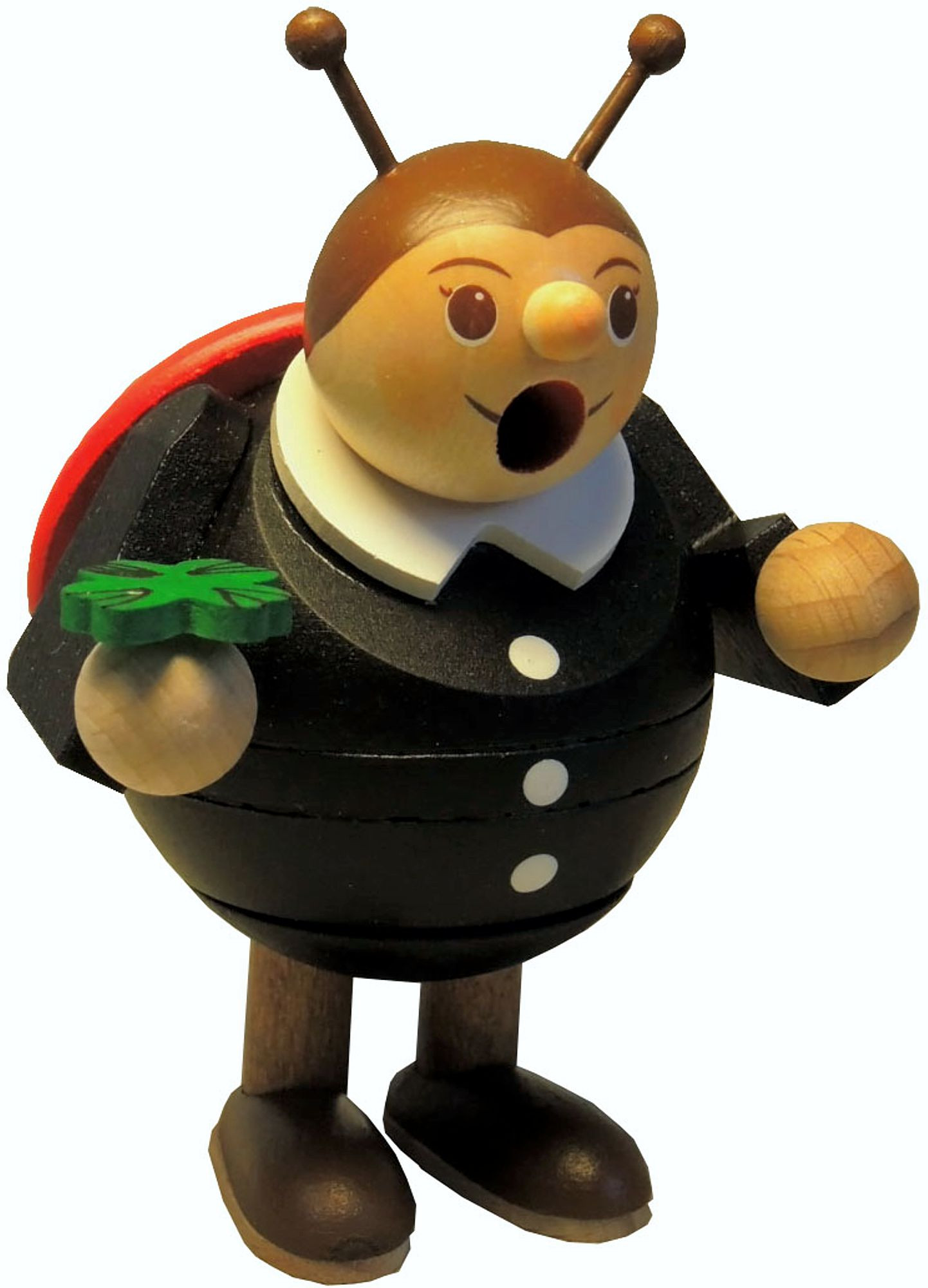 Minikugelräucherfigur - Marienkäfer