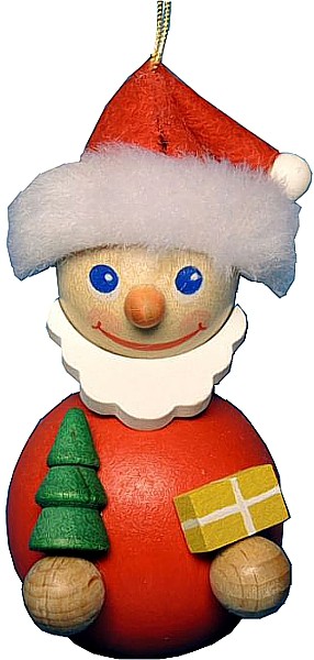 Baumbehang Santa mit Bäumchen
