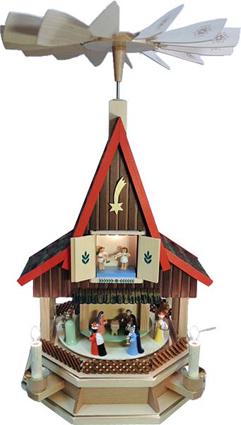 Adventshaus klein, elektrisch beleuchtet Adventshaus klein, elektrisch beleuchtet